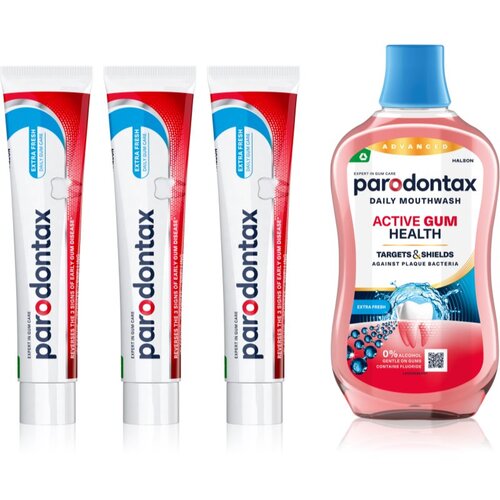 Parodontax Extra Fresh &amp;amp; Active Gum Health set za zube Slike