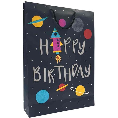 Eureka ukrasna kesa jumbo rocket 33x45x10 cm Slike