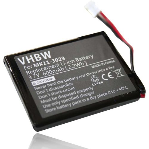 VHBW Baterija za Sony PlayStation 3 Keypad, 600 mAh Slike