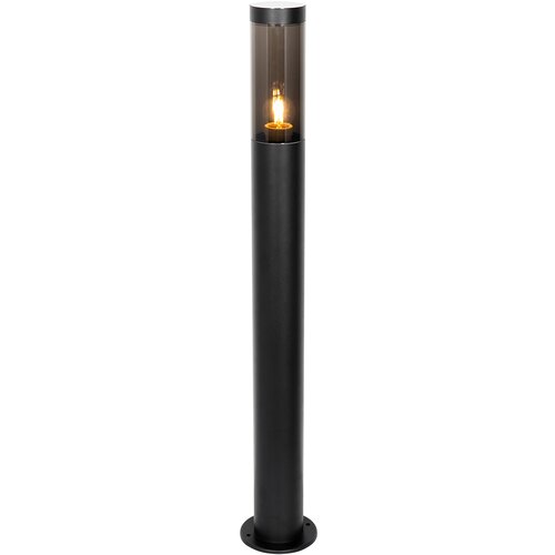 QAZQA Moderna zunanja svetilka črna 110 cm IP44 - Rox Cene