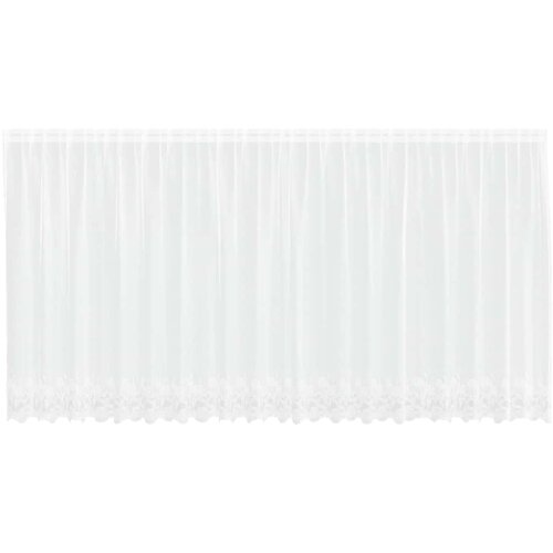 vidaXL Čipkasta Zavesa z zavesami Bela 140 x 500 cm Poliester, (5000149460) Cene