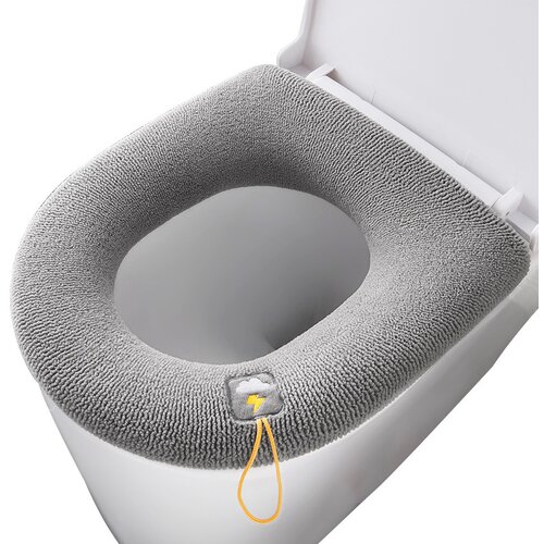 INF Mehka prevleka za WC &scaron;koljko z ročajem - svetlo siva, (21740533) Cene