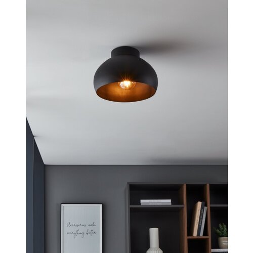 Eglo plafonjera Mogano 2 900553, 1x E27, &amp;Oslash;28 cm, crna Slike