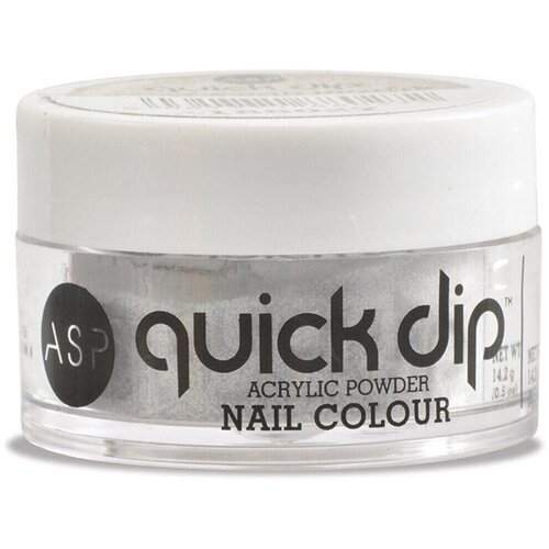 ASP Nega nohtov Farbliches Acrylpulver Quick Dip - Hollywood Nights Siva Slike