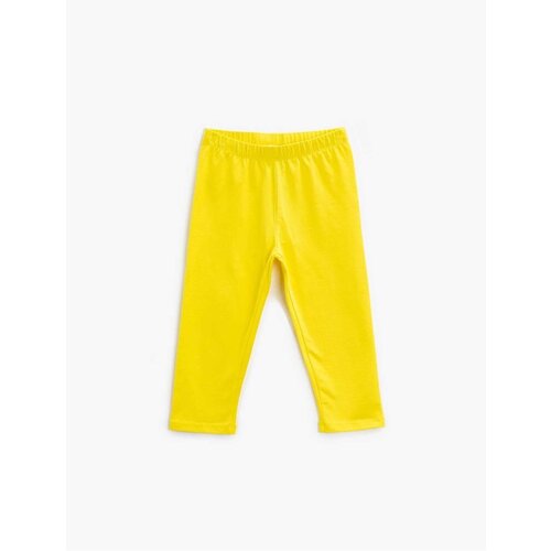 Koton Leggings - Yellow - Normal Waist Slike