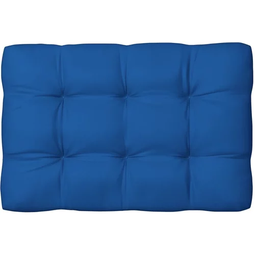  Blazina za kavč iz palet kraljevsko modra 120x80x10 cm