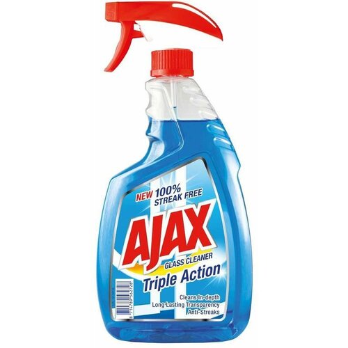 Ajax tečnost za staklo blue fresh triple action 750 ml Slike