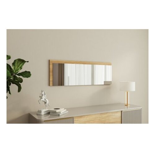Hanah home ogledalo lariya white natural Slike
