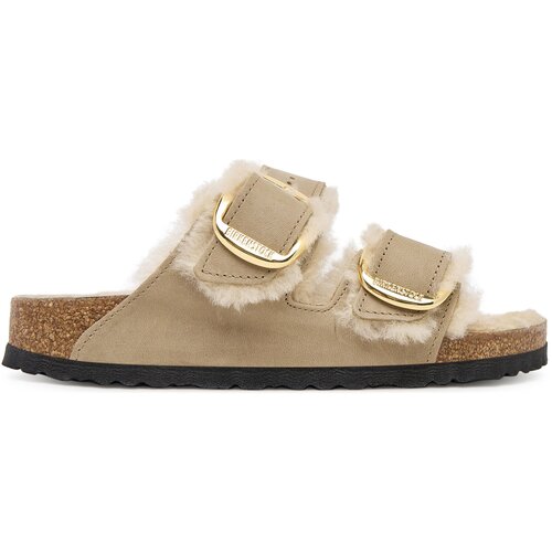 Birkenstock Natikači Arizona Big Buckle Shearling 1030384 Rjava Slike