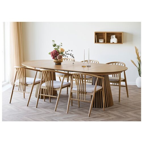 House Nordic Večnivojska polica v hrastovem dekorju v naravni barvi 20 cm Oshawa &amp;ndash; Slike