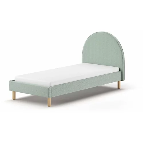 Vipack Zeleni tapecirani krevet s podnicom 90x200 cm MOON –