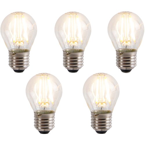 LUEDD Komplet 5 zatemljivih LED žarnic E27 P45 4W 330lm 2100K Cene