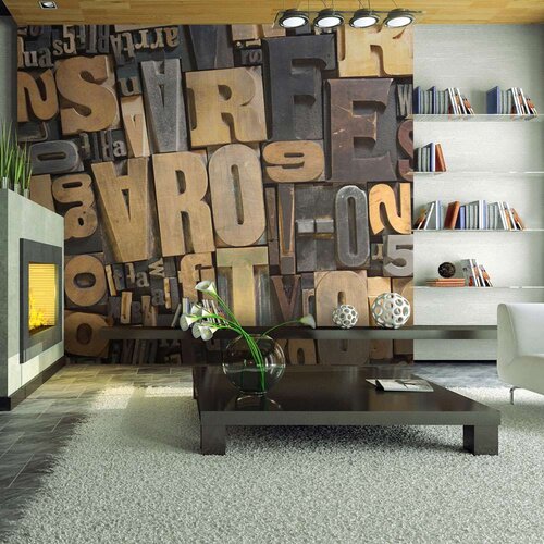  Tapeta - Wooden letters 200x154 Slike