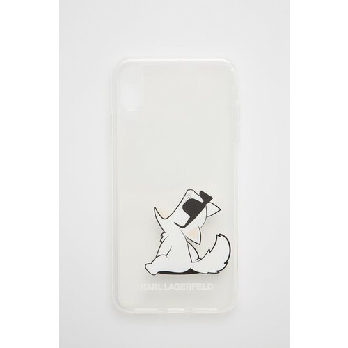 Karl Lagerfeld Etui za telefon Iphone Xs Max prozorna barva Cene