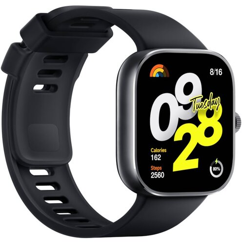 Redmi Watch 4, crni 1.97" ekran, metalno kućište, Bluetooth pozivi, GNSS sistem Cijene
