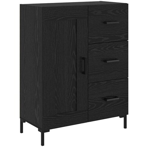  Highboard 2 kom. Crni hrast 69,5 x 34 x 180 cm Slike