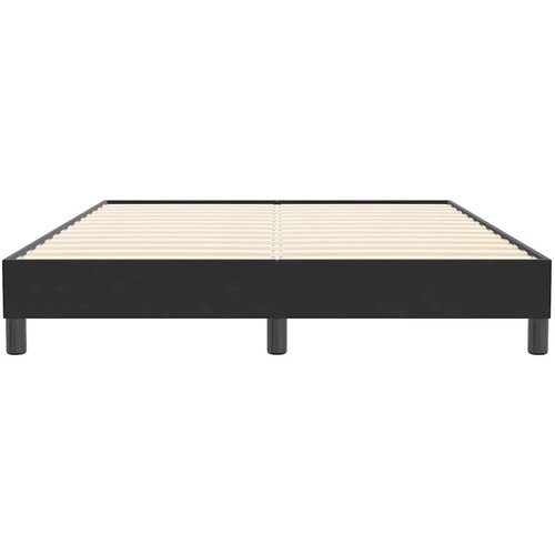 vidaXL Box spring posteljni brez vzmetnico črn 140x210 cm žamet Cene