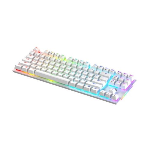  Tastatura mehanicka zicna maxfit 87 rgb mk856 bela (red switch) fantech ( IT1019 ) Slike