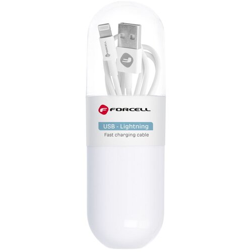 forcell usb kabal  C316 tube usb lightning 1A beli 1m Cene