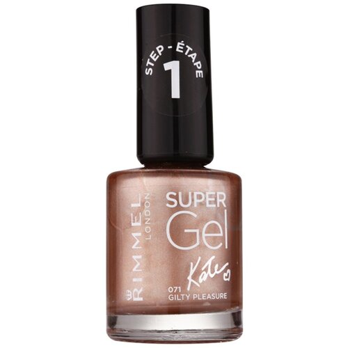 Rimmel London Super Gel By Kate gel lak za nohte brez uporabe UV/LED lučke odtenek 071 Gilty Pleasure 12 ml Cene