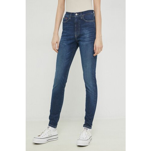 Tommy Jeans Traperice za žene, visoki struk Slike