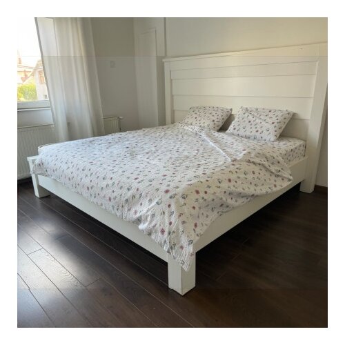  Posteljina od Krep-a -dezen Pink - Francuski ležaj ( VLK000370-pink ) Slike