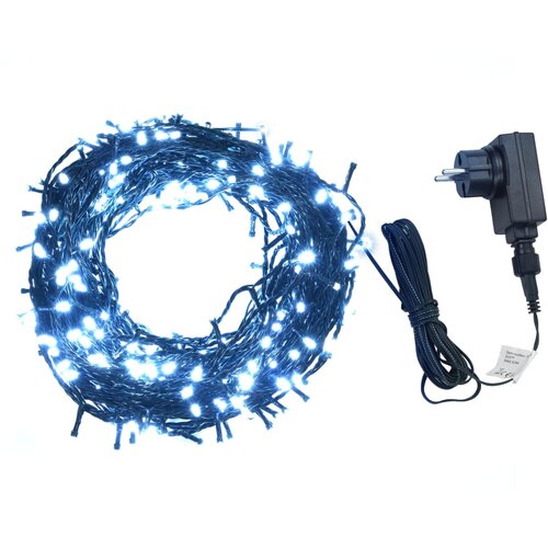 vidaXL Lučke na vrvici 1000 LED notranje/zunanje IP44 100m hladno bele Cene