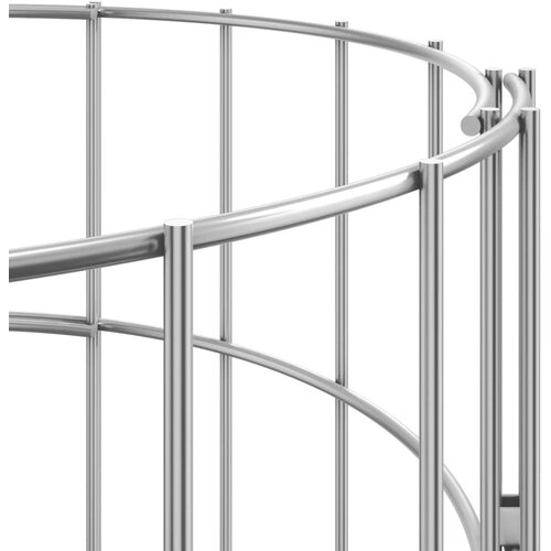  Kružne gabionske povi&amp;scaron;ene gredice 4 kom &amp;Oslash;30 x 50/100/150/200 cm Slike