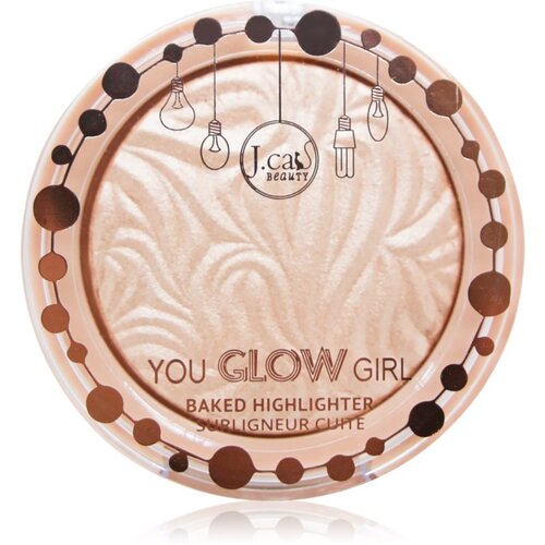 J.Cat Beauty You Glow Girl zapečen osvetljevalec odtenek 111 Seaside Frost 8.5 g Cene