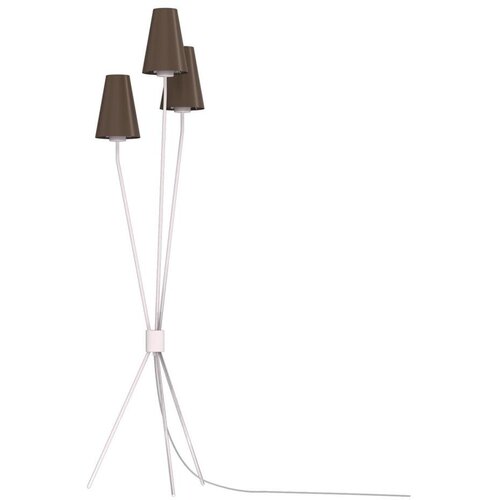  Podna lampa TREFOT 3xE14/15W/230V braon/krem Slike