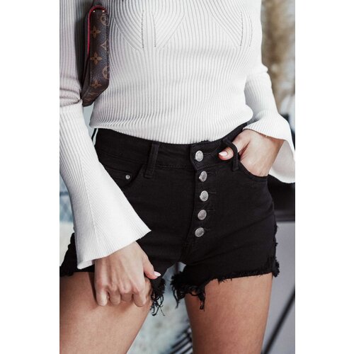 Beloved Kawai jeans kratke hlače črne Cene
