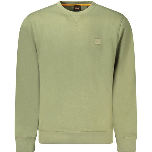 Boss HUGO SWEATSHIRT WITHOUT ZIP MEN GREEN Slike