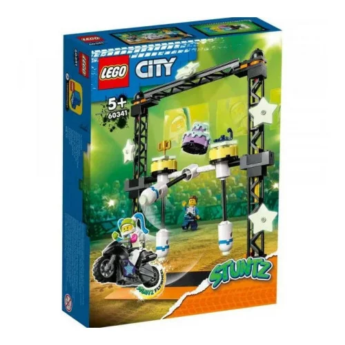 Lego ® city kaskaderski izziv z nihajnimi bati 60341
