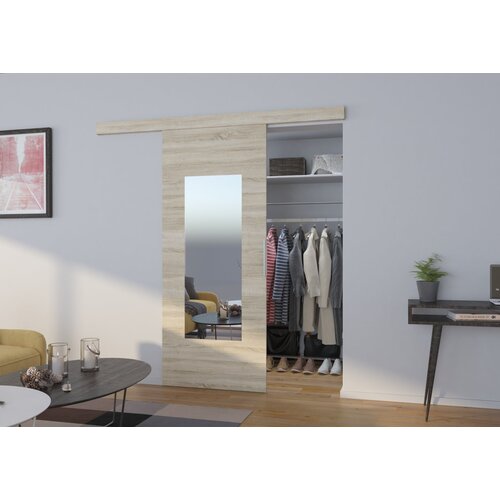 ADRK Zidna klizna vrata s ogledalom NELA 86 cm - SONOMA Cijene