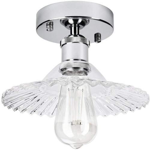  plafonski luster trish 1xE27/15W/230V sjajni hrom/prozirno staklo Cene