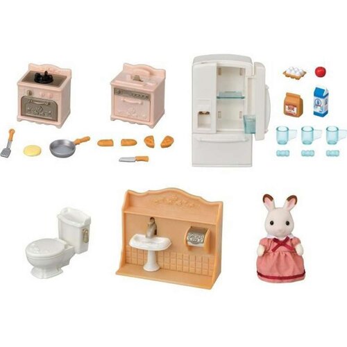 Epoch sylvanian playful starter furniture set Slike