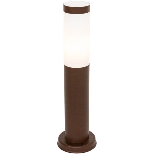 QAZQA Steber za zunanjo svetilko rjasto rjav z opalom 45 cm IP44 - Rox Cene