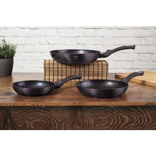 Berlinger Haus SET 3 GRANITNIH POSOD BH-6903 CARBON PRO, (21096196) Cene