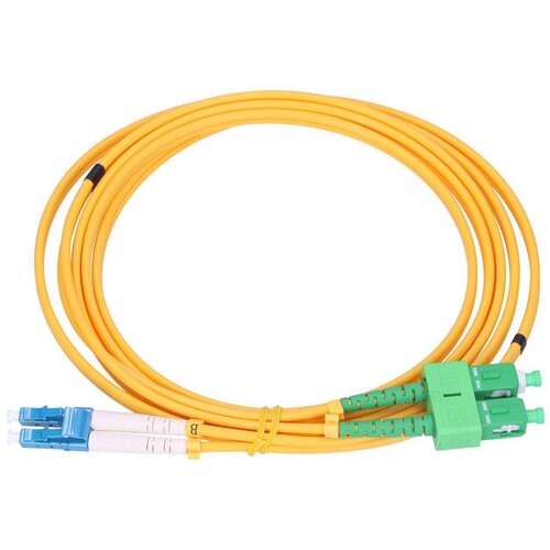 Extralink Patchcord SC/APC-LC/UPC SM G652D Duplex 3.0mm 5.0m Cene