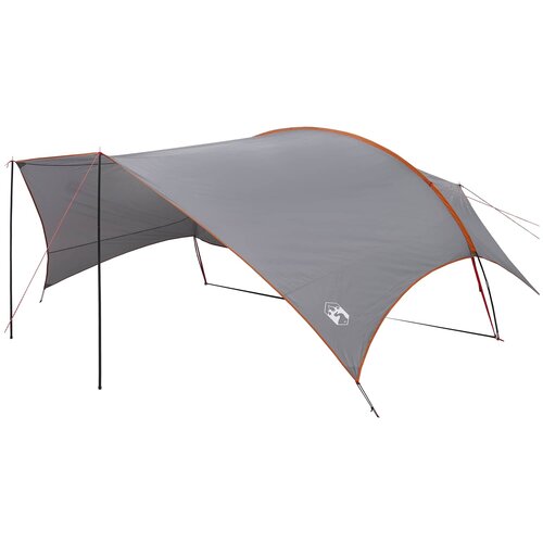 VidaXL Vodoodporen kamperski tarp Siva in oranžna 695 x 580 x 200 cm, (5000309365) Slike