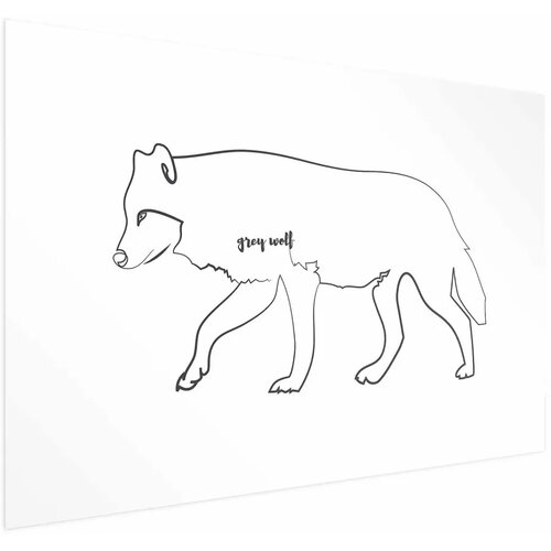  Plakat - Wolf 90x60 Bez okvira Cene