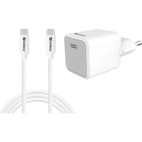  441-58 USB-C 20W Charger EU+USB-C&amp;gt;C, Incl. 1 m USB-C charge cable Slike