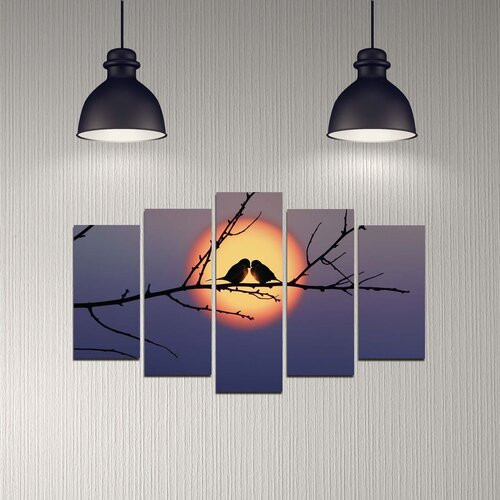 Wallity Set Slika 5DMDF-58, 5 Delova Cene