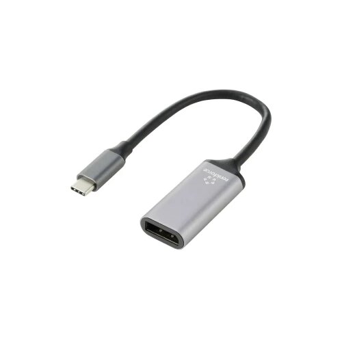 Renkforce USB-C® / DisplayPort adapterski kabel USB-C® utikač, DisplayPort utičnica 15 cm crna RF-5397866 dvostruko zaštićen USB-C® kabel za zaslon Cijene