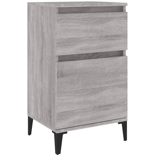 Maison Chic Nočna omarica - Nočna miza siva sonoma 40x35x70 cm, (21688765) Cene