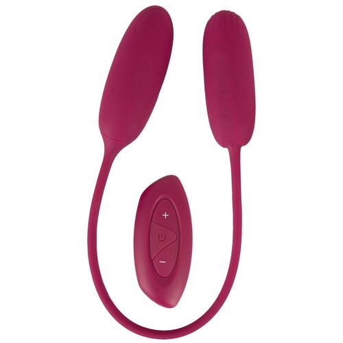 Sweet Smile RC Shaking & Vibrating Love Egg Duo Red Cene