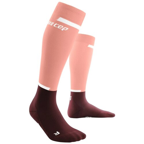 Cep Women's compression socks Rose/Dark Red Slike