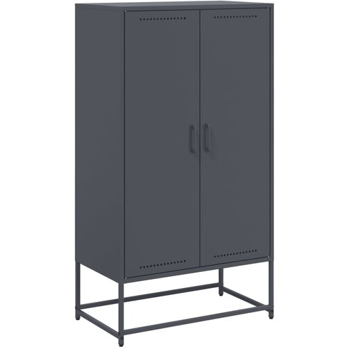 Maison Chic Visoka omara - Komoda - Predalnik antracit 68,5x38,5x123,5 cm jeklo, (21716720) Cene