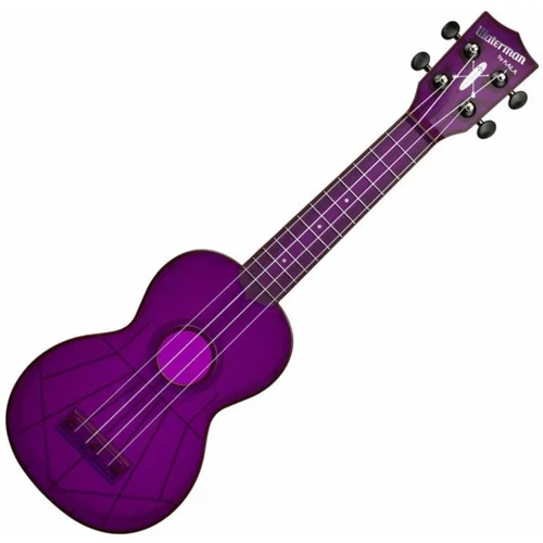 Kala Waterman Soprano ukulele Grape Fluorescent