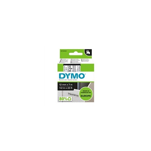 Dymo Traka D1 45010, 12 mm / 7 m (crna/prozirna), original Cijene